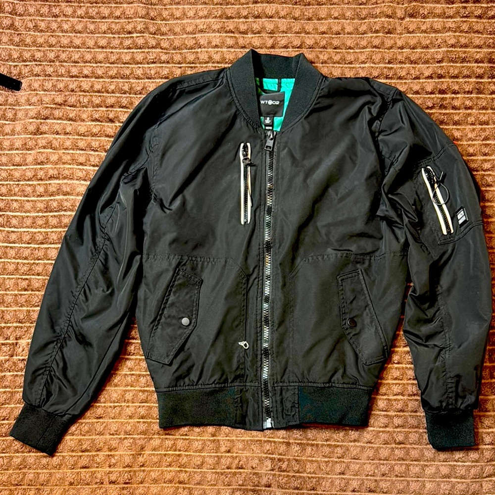Men's Black Bomber Jacket